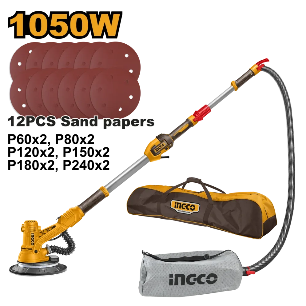 Mașină de șlefuit pereții 1050W  INDUSTRIAL INGCO DWS105016