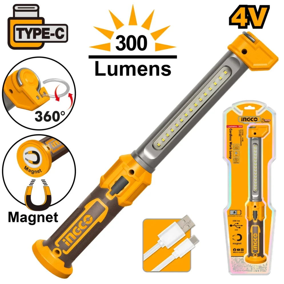 Lampă pe acumulator 4V INGCO HWLI043006