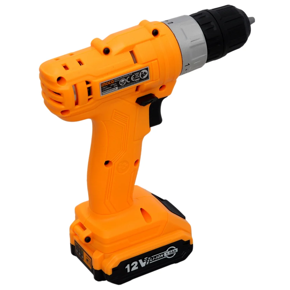 Masina de gaurit-insurubat cu acumulator Li-Ion 12V/1.5Ah INGCO CDLI1211