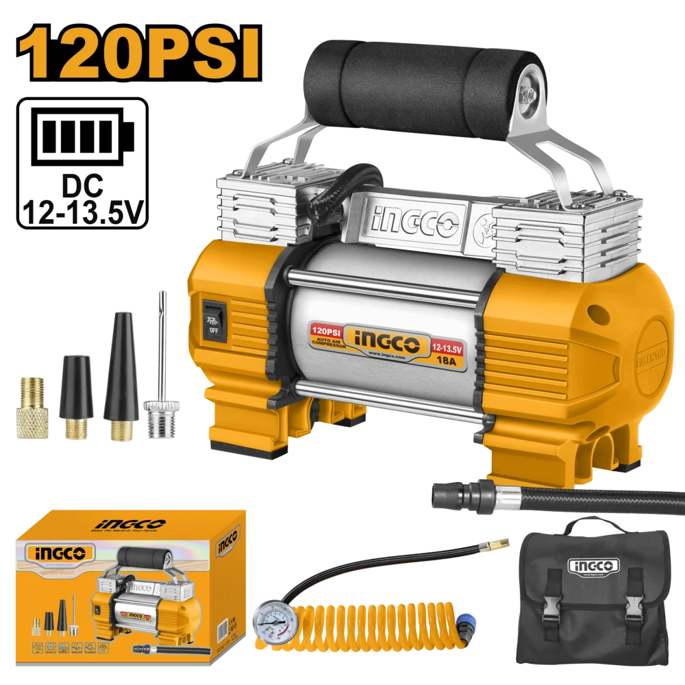 Compresor auto 18A 120PSI INGCO AAC2508