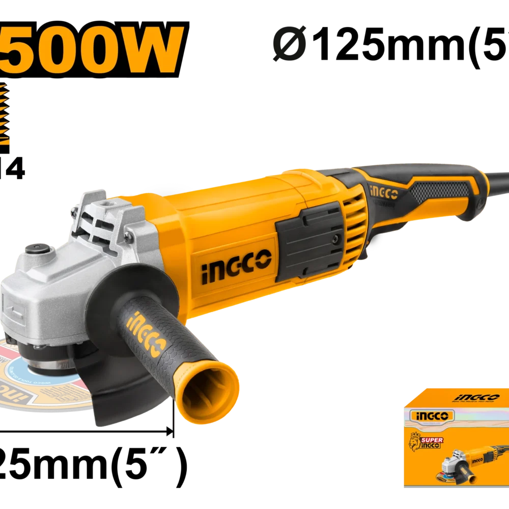 Polizor unghiular 125mm 1500W INGCO AG150018
