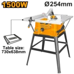 Ferestrău circular de masă 1500W 254mm INGCO TS15007