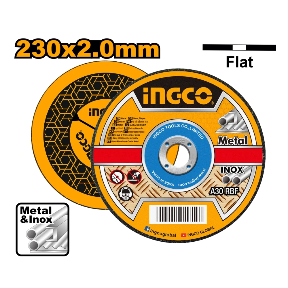 Disc p/u metal 230*2*22.2mm INGCO MCD202302