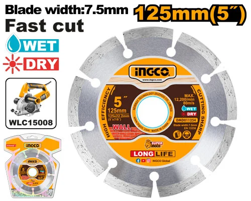 Disc diamant 125 (pentru WLC15008) INGCO DMD011254