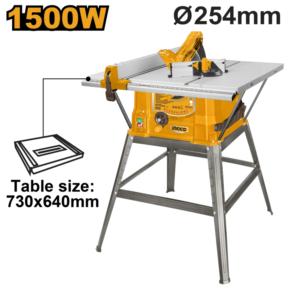 Ferestrău circular de masă 1500W 254mm INGCO TS150078