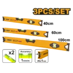 Set 3 nivele 40/60/100cm INGCO HSL10403