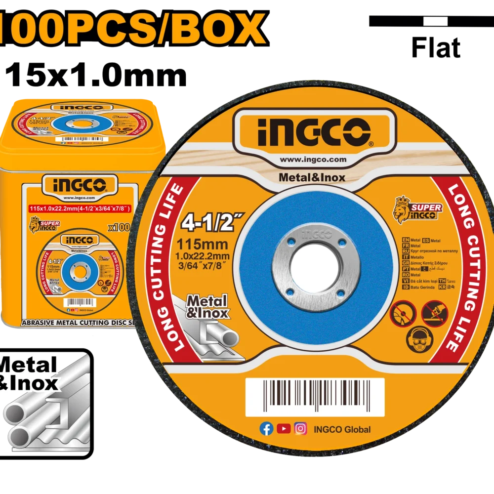 Set discuri p/u metal 115mm 100buc. INGCO MCD10115100