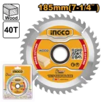 Disc pentru lemn 185x20mm 40T INGCO TSB118515
