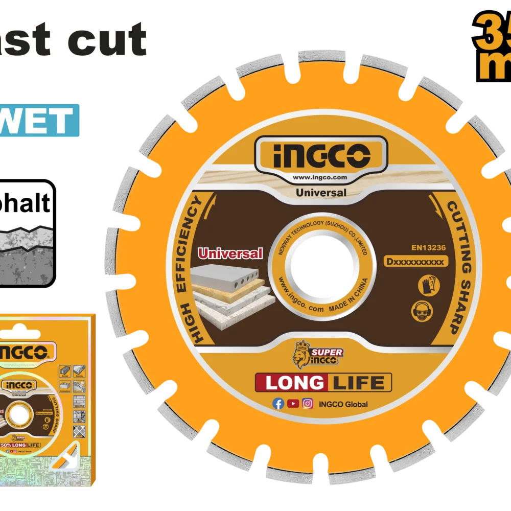 Disc diamant 355mm INGCO DMD033551