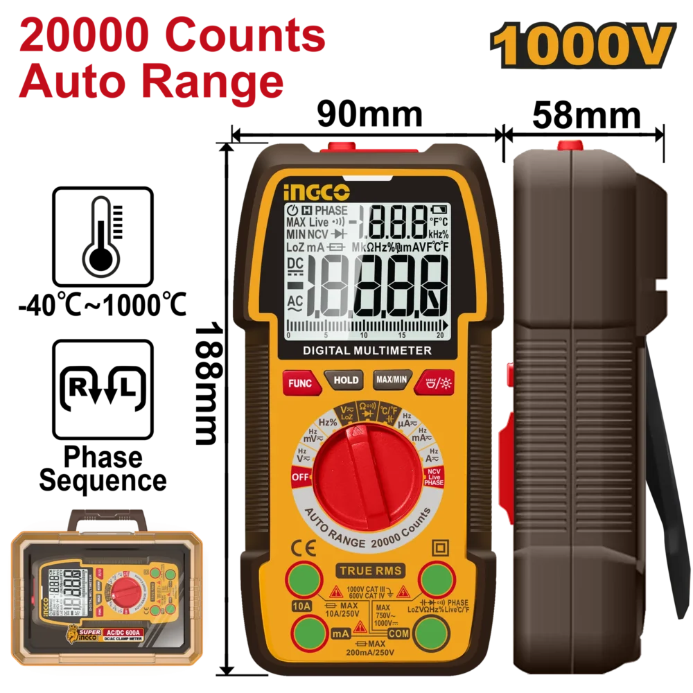 Multimetru INGCO DM410003