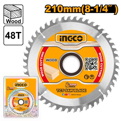 Disc pentru lemn  210x30mm 48T INGCO TSB121022