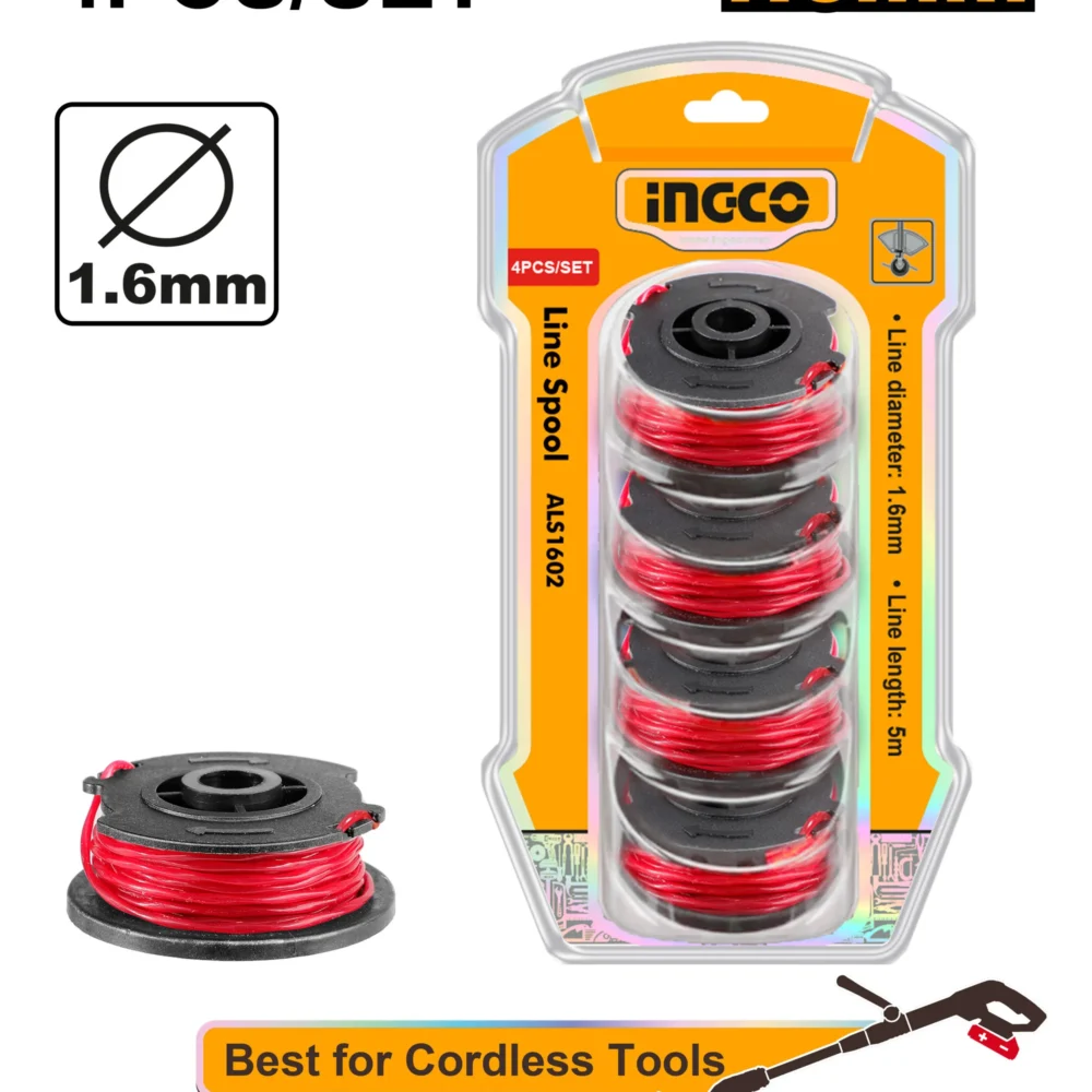 Set  4buc lesca p/u trimer 1.6mm 5m ALS1602  INGCO