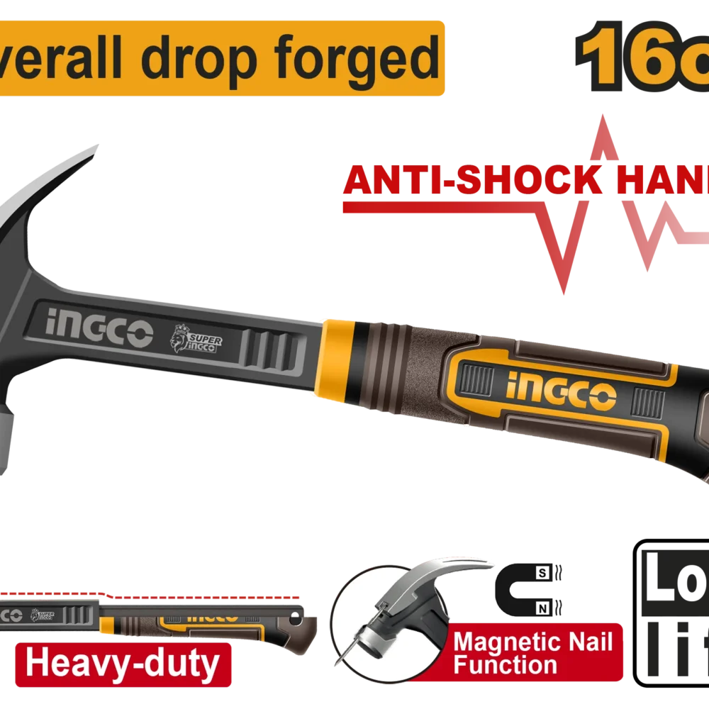 Ciocan cu varf curbat  450g INGCO HCH81016L