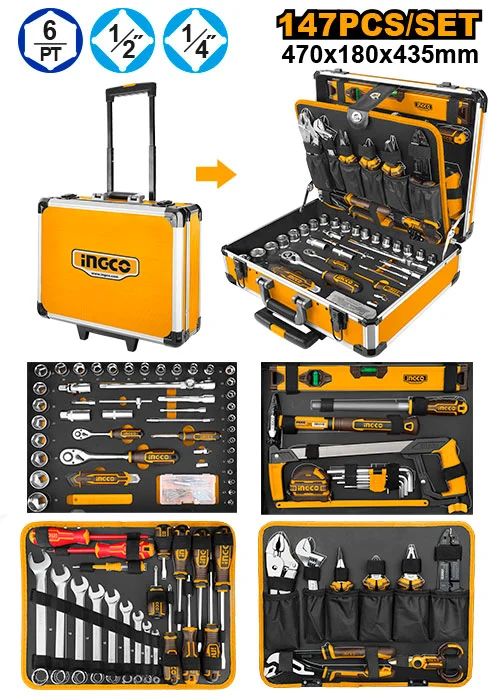 Set de instrumente 147 buc  INGCO HKTHP21471