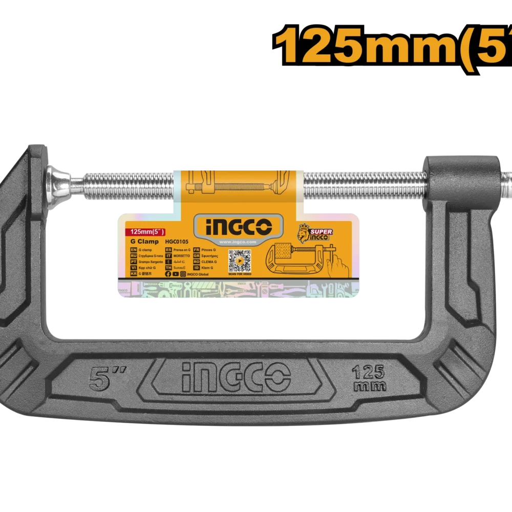 Menghina cu surub tip G 125mm INGCO HGC0105
