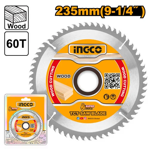 Disc pentru lemn  235x30mm 60T INGCO TSB123523