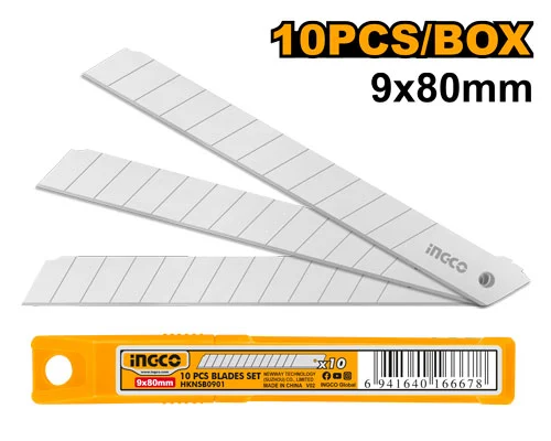 Set de lame 9*80mm 10buc. INGCO HKNSB0901