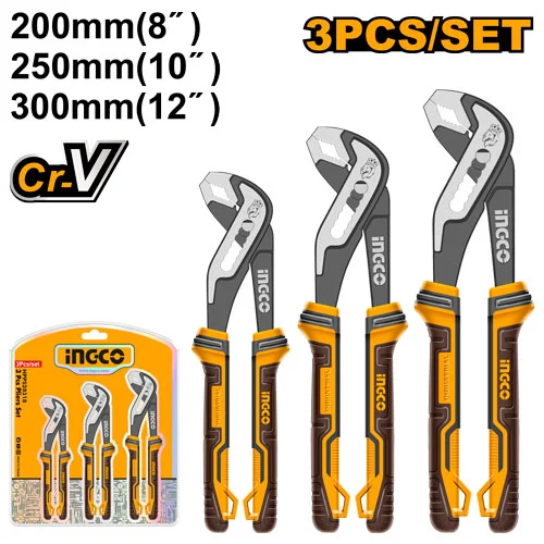 Set cleștele instalatorului 3buc. INGCO HPPS28318