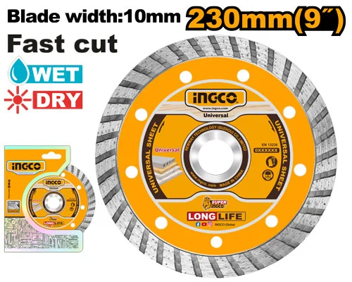 Disc diamant turbo 230mm INGCO DMD032302