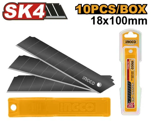 Set de lame 18*100mm 10buc. INGCO HKNCB181
