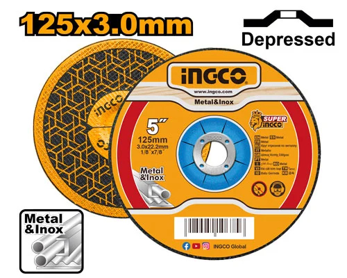 Disc pe metal 125mm INGCO MCD301251