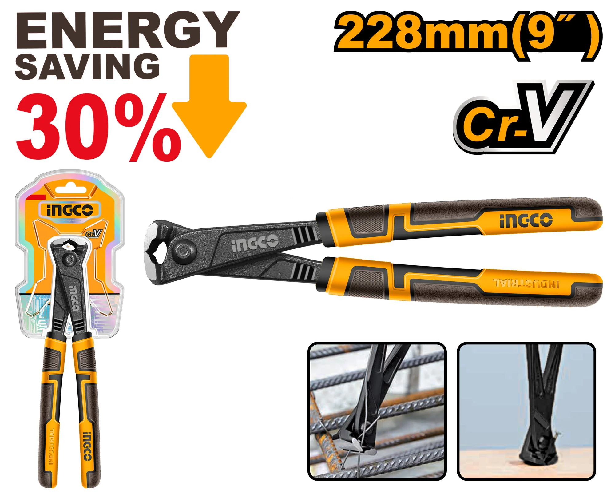 Clește pentru cuie 228mm INGCO HHRP28230 Clește pentru cuie 228mm INGCO HHRP28230