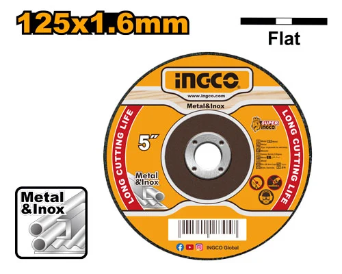 Disc pe metal 125x1.6mm INGCO MCD301252