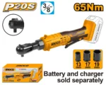 Cheie cu clichet compatibilă cu acumulator 20V INGCO CDRLI2060151