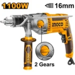 Mașină de găurit cu percuție, INGCO ID211008 1100W