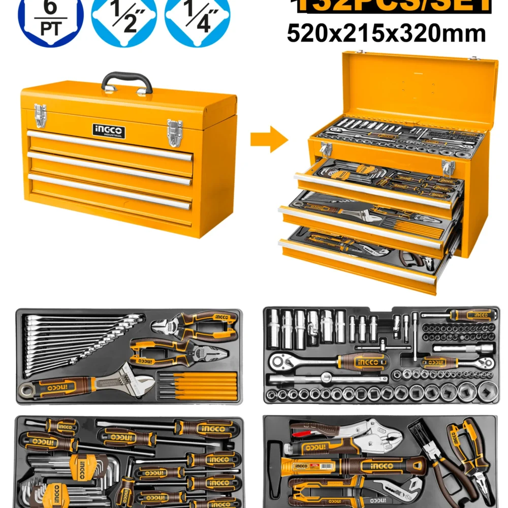 Set instrumente 132 buc. INGCO HTCS221321