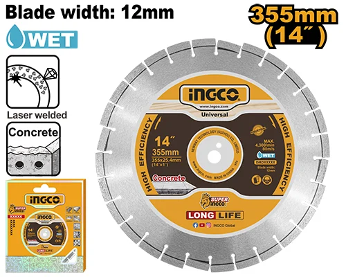Disc diamant 355mm INGCO DMD033552