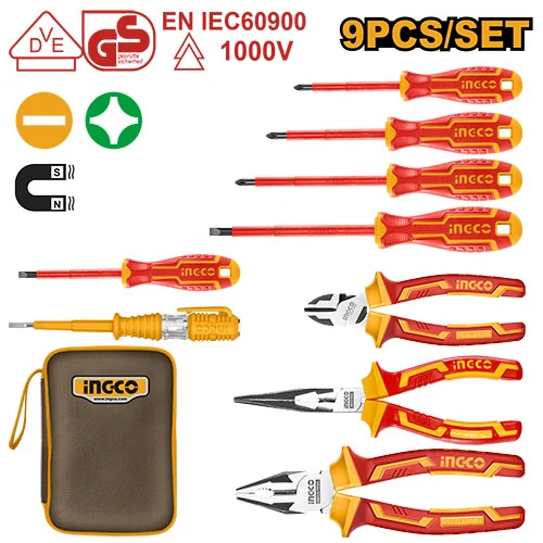 Set surubelnite 9PCS INGCO HKIST3091