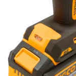Masina de insurubat si gaurit cu  acumulator 20V/2*4Ah  86N.m INDUSTRIAL  INGCO CIDLI208682 - imagine 7