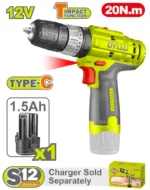 Mașină de găurit-înșurubat cu impact pe acumulator Li-Ion 12V/1*1.5Ah DYLLU DTCDS540