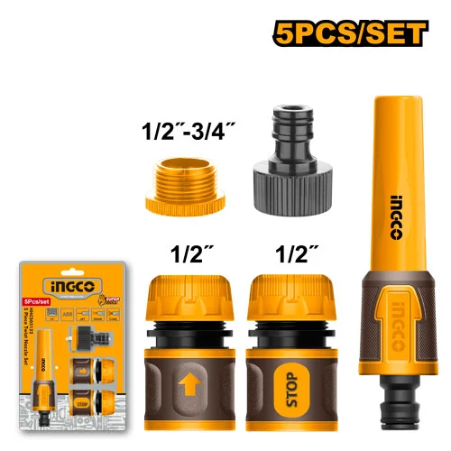 Set accesori p/u furtun 1/2-3/4 3buc INGCO HHCS05122