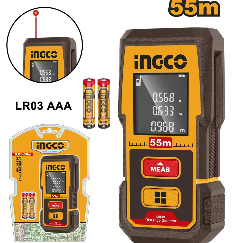Telemetru cu laser 55m INGCO HLDD05086