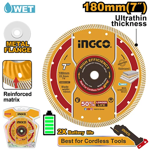 Disc diamant 180mm INGCO DMD051801