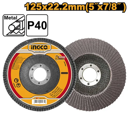 Disc p/u metal 125*22.2 INGCO FD12540