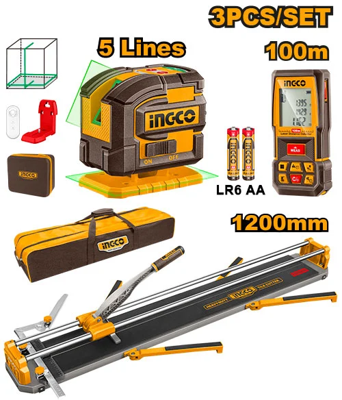 Set instrumente 3buc INGCO COS251011