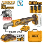 Mașină de impact unghiulară cu acumulator 20V/2*2.0Ah INGCO CAIWLI208