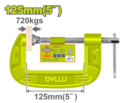 Menghina cu surub tip G 125mm DYLLU DTCP1105