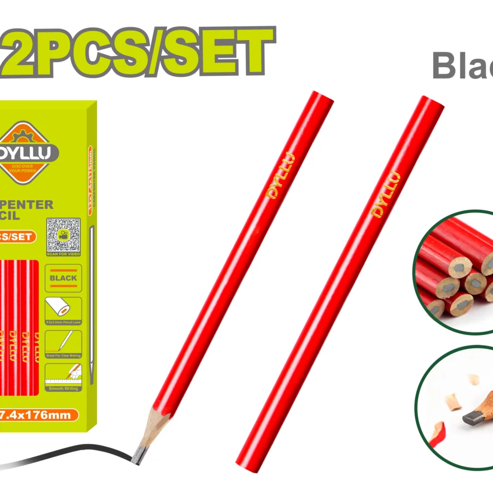 Creion de tamplarie 12x7.4x176mm DYLLU 12buc. DTMQ1512