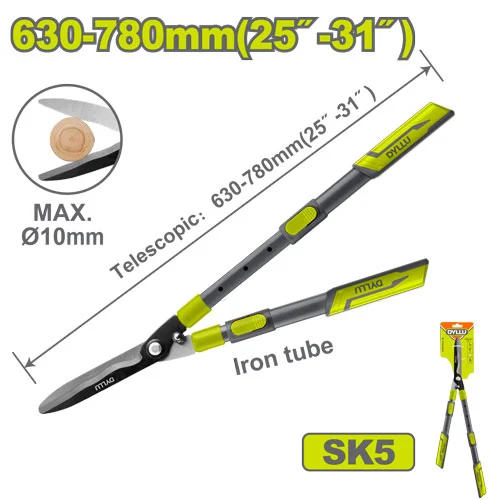 Foarfeca pentru gard viu 630-780mm telescopic DYLLU DTPR2E34