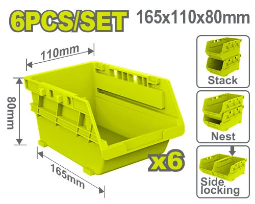 Organizator plastic 80x110x165mm set 6buc.  DYLLU DTTB8336