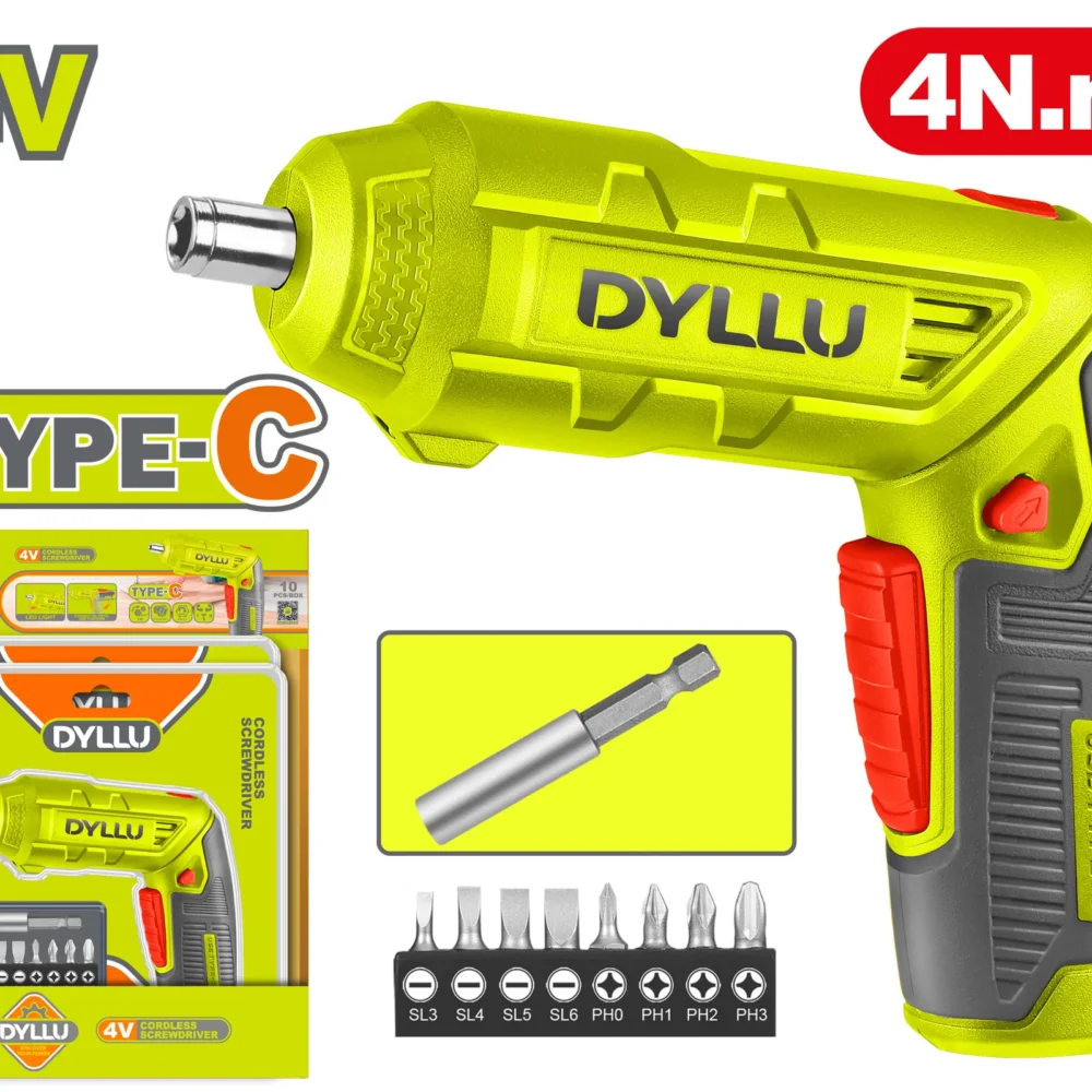 Masina de insurubat cu acumulator Li-Ion 4V 4N.m DYLLU DTCV4415