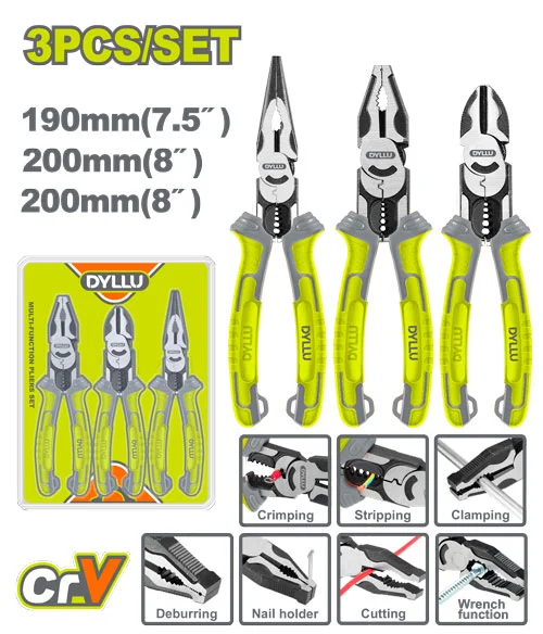 Set 3 clești multi-funcționali DYLLU DTPS0413