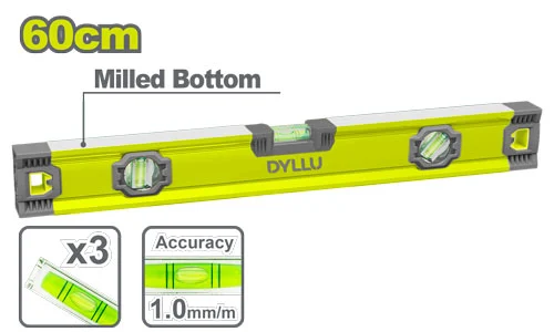 Nivela cu 3 indicatori 60 cm  DYLLU DTSL1G60