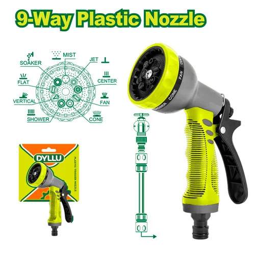 Pistol pentru stropit 9 functii ABS DYLLU DTNE9E34