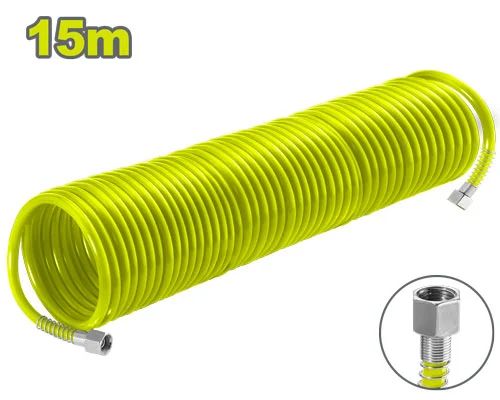 Furtun cuplaj rapid spiralat 5x8mm 15m DYLLU DTQG1915