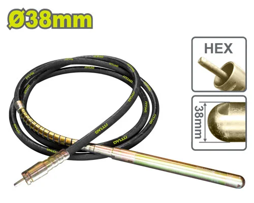 Ax cu buzdugan pentru un vibrator profund 38mmØ DYLLU DTVRP2A38